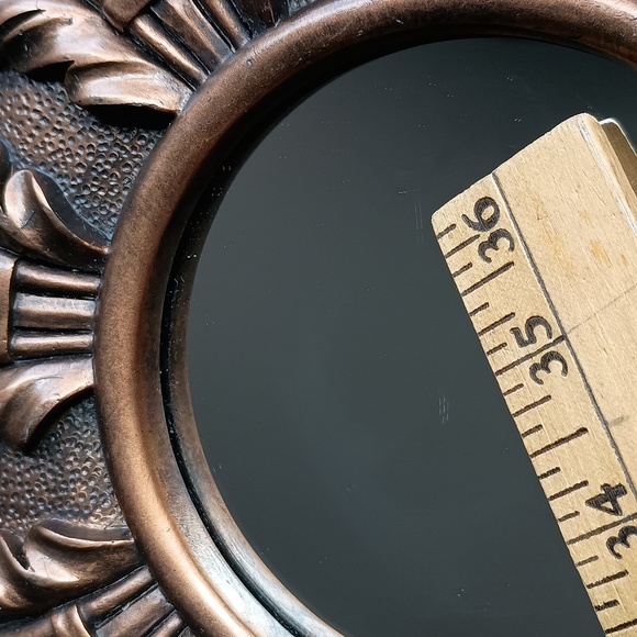 Vintage style antique round mirror - Picture 9 of 11